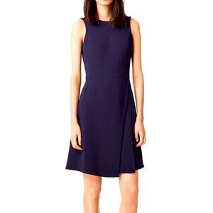 Tory Burch Navy Erin Crepe Dress Size 2